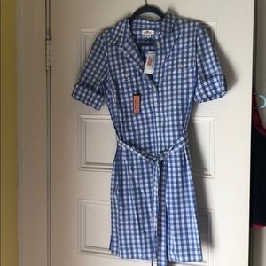 NWT vineyard vines button down dress size 6
